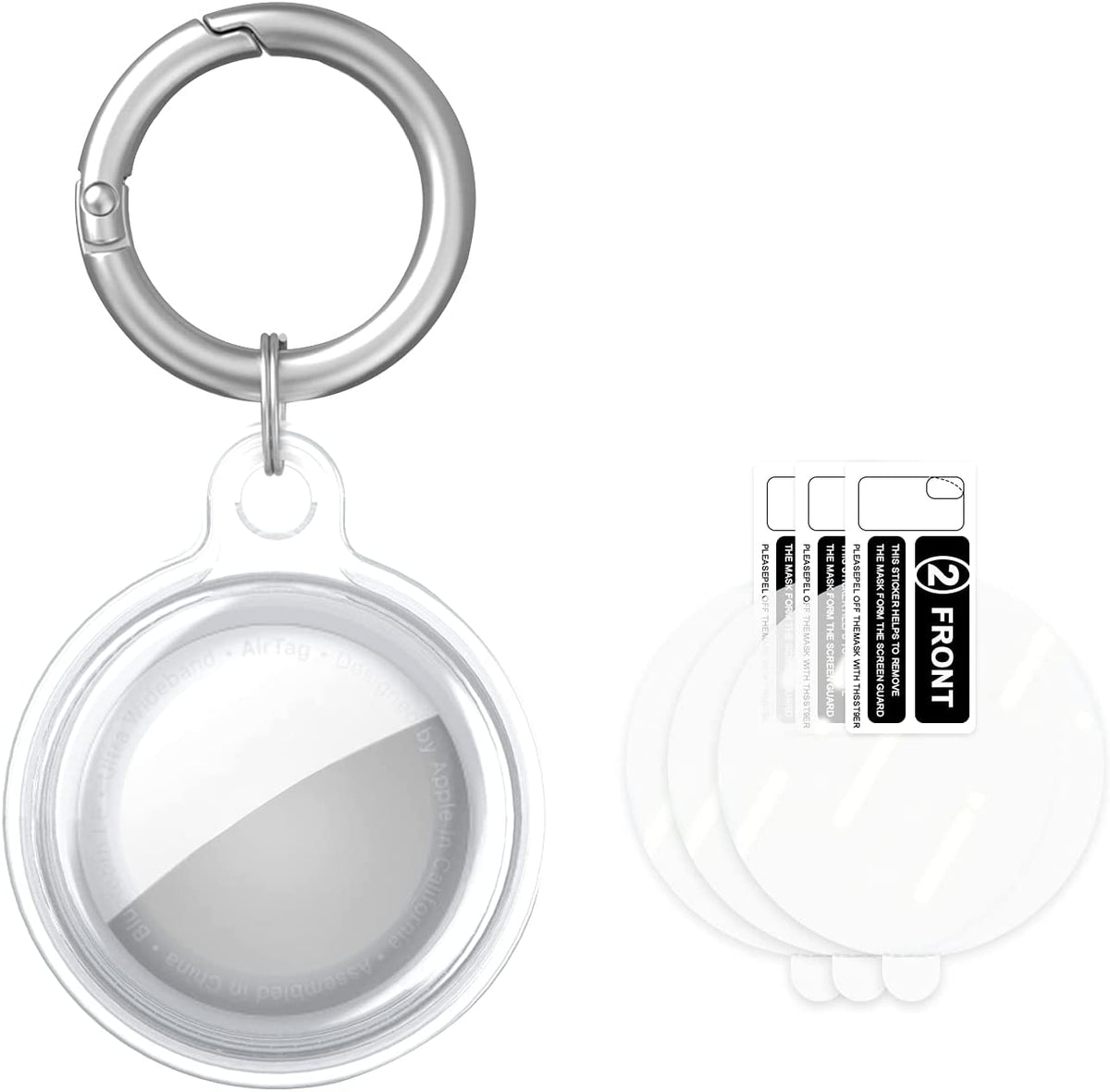 Apple AirTag keychain and protective cover set from Gorilla Cases