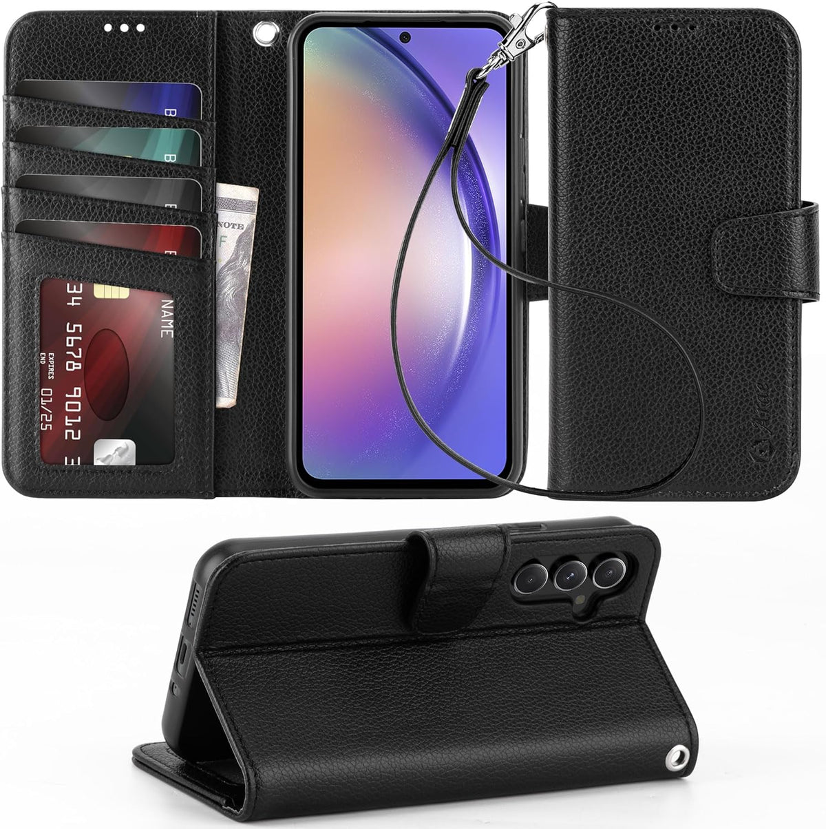Best Galaxy S23 FE Kickstand Case 2026: Wallet Folio Stand With Wristlet Strap - Gorilla Cases