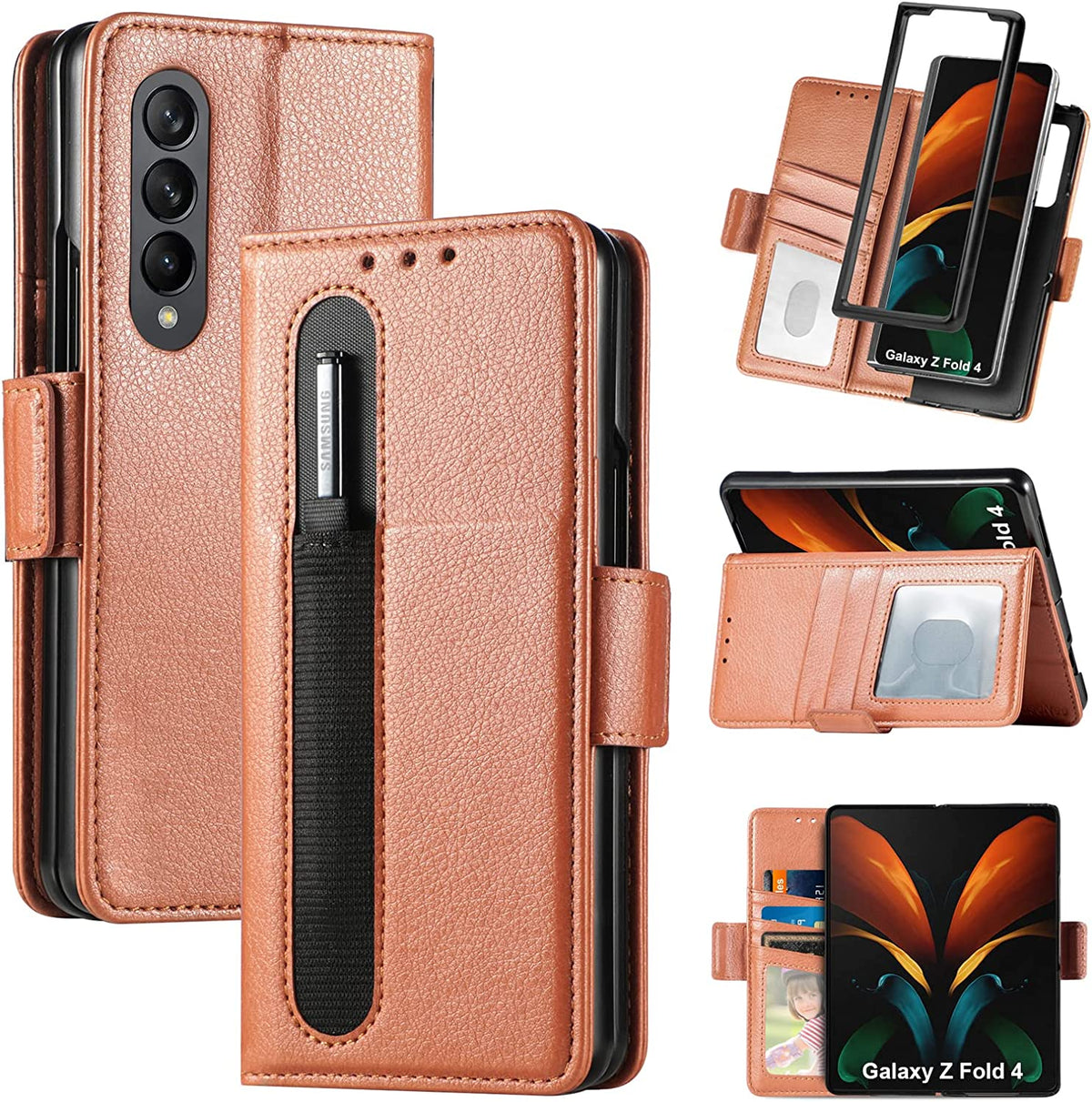 Best Galaxy Z Fold 4 Wallet Case 2026: S Pen Holder and Card Holder Review - Gorilla Cases