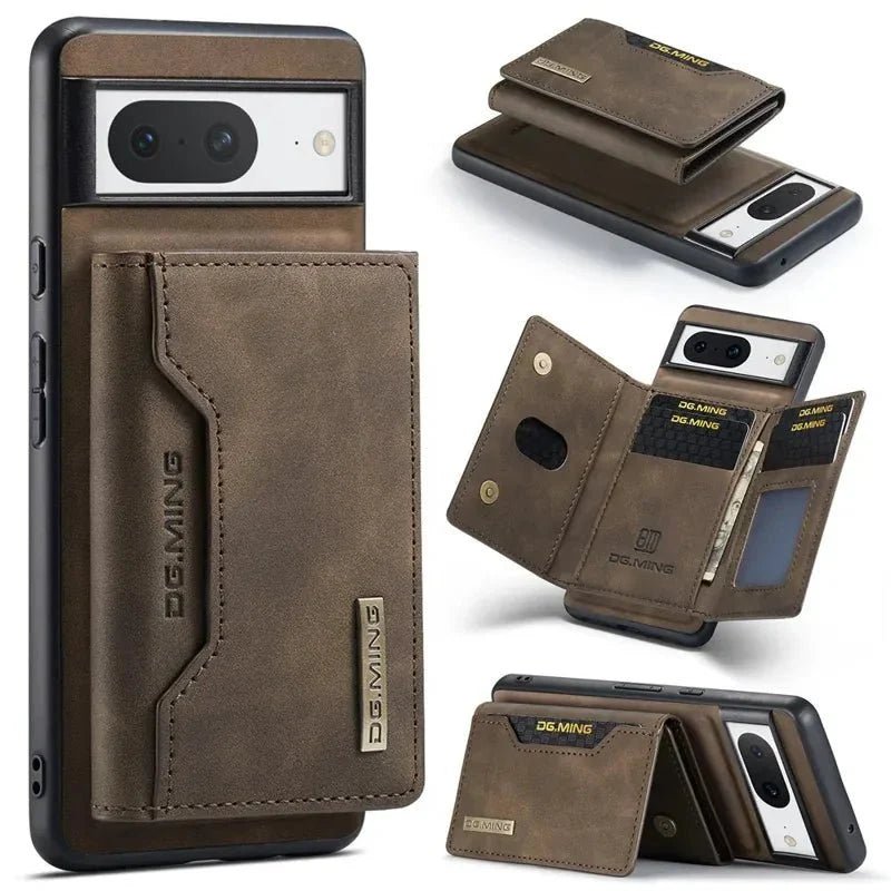 Best Google Pixel 8 Wallet Case 2026: Detachable Magnetic Card Holder Folio - Gorilla Cases