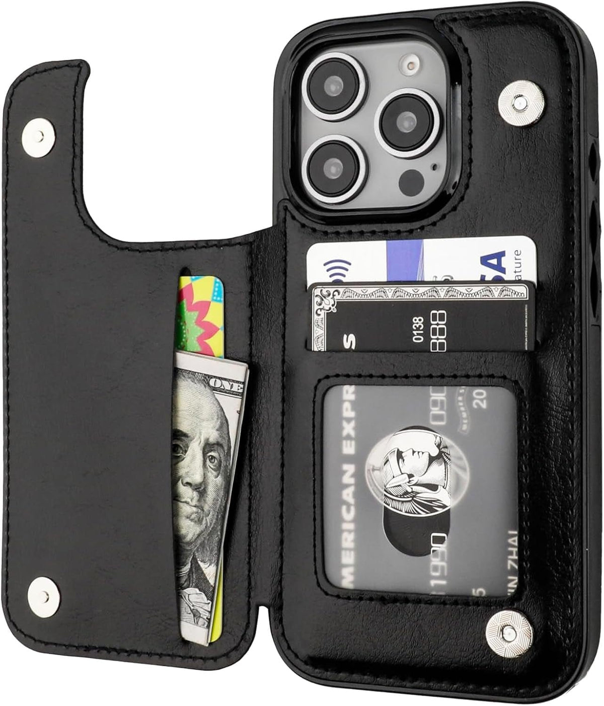 Best iPhone 16 Pro Wallet Case 2026: Magnetic Leather Card Folio - Gorilla Cases