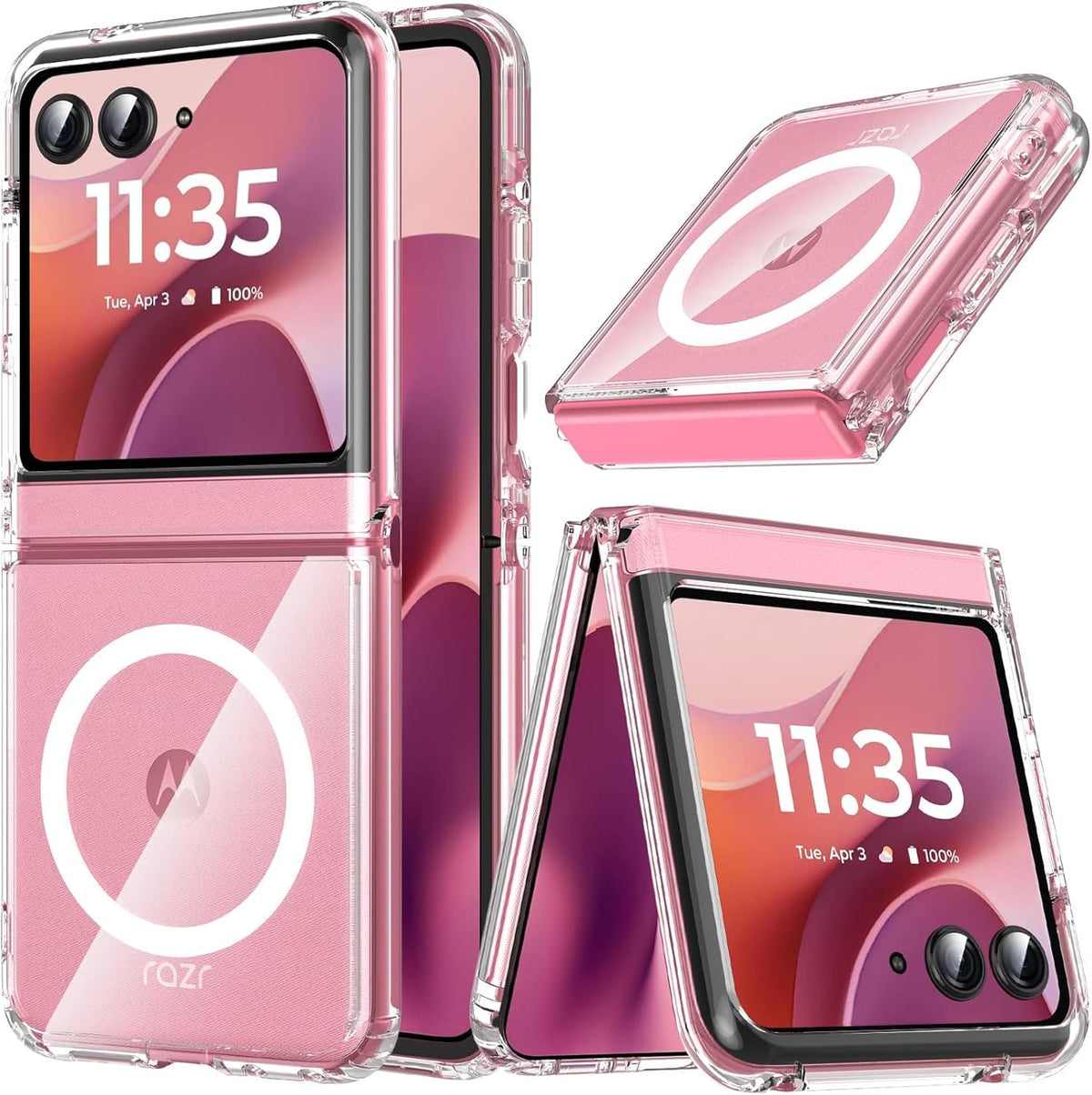 Best Moto Razr 2026 Clear MagSafe Case 2026: Military-Grade Magnetic Crystal - Gorilla Cases