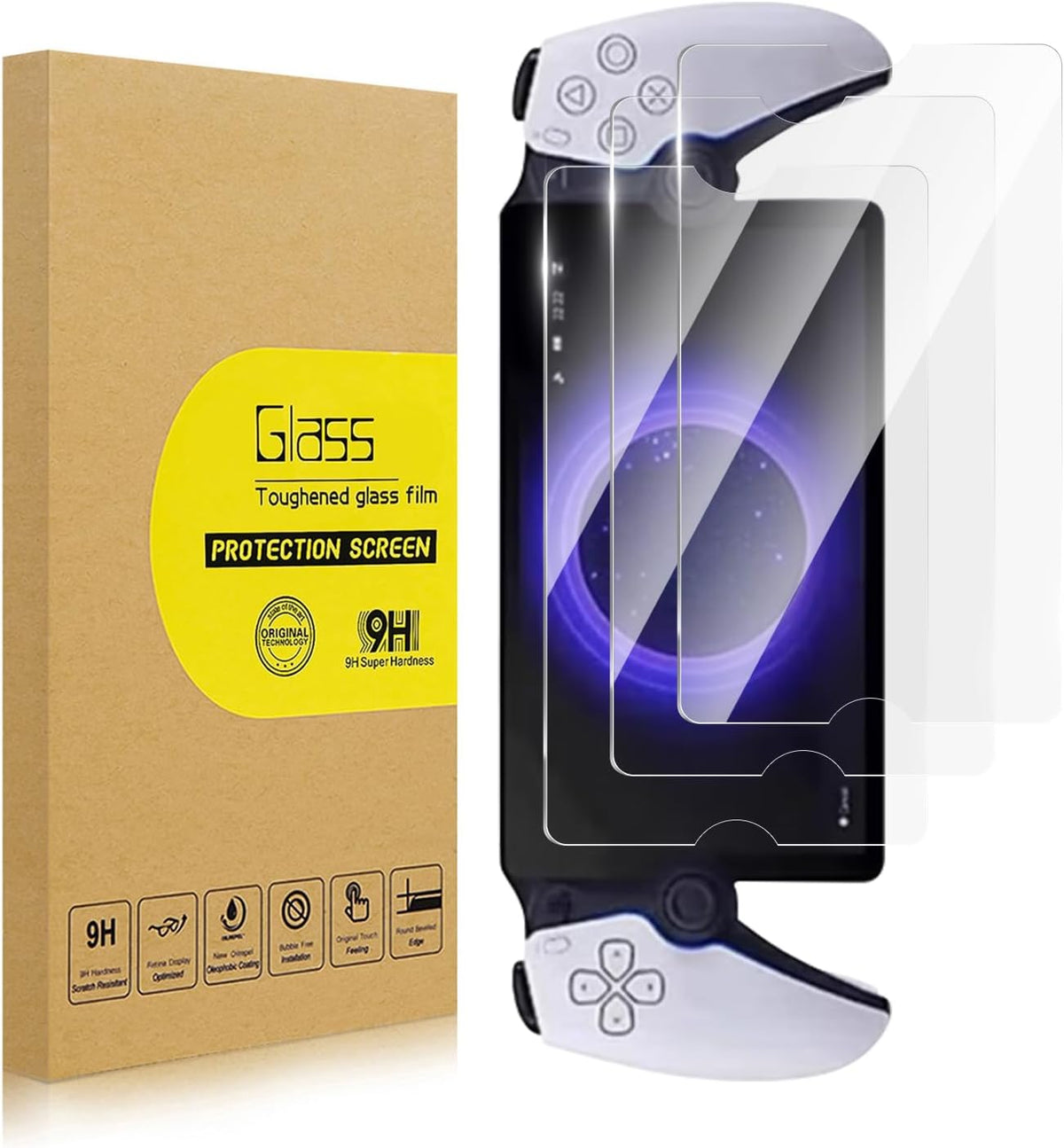Best PS5 Portal Screen Protector 2026: 3-Pack 9H HD Clear Tempered Glass for the 8-Inch Display - Gorilla Cases