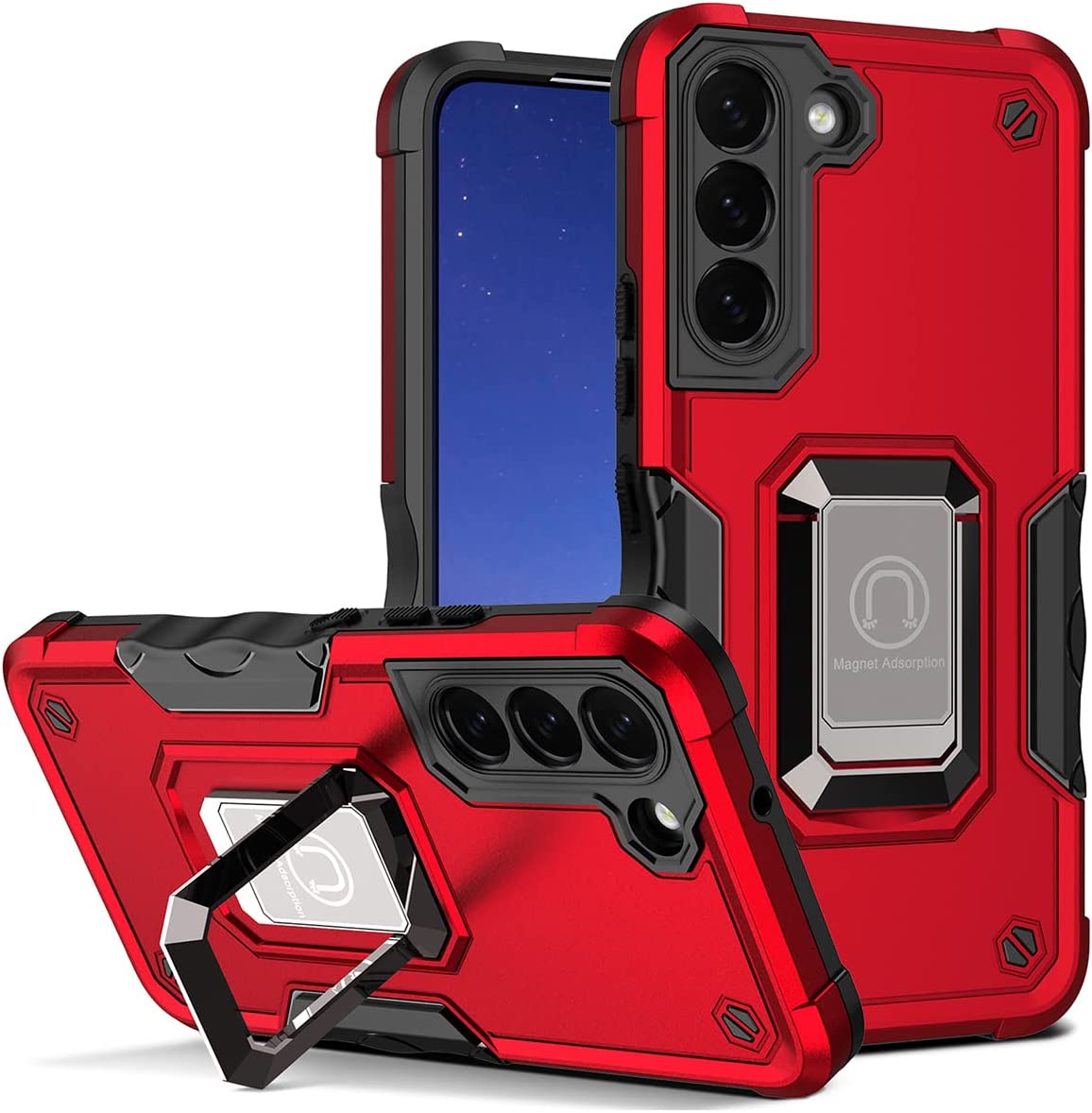 Best Samsung Galaxy S23 Plus Kickstand Case 2026: Magnet Adsorption Military Stand - Gorilla Cases