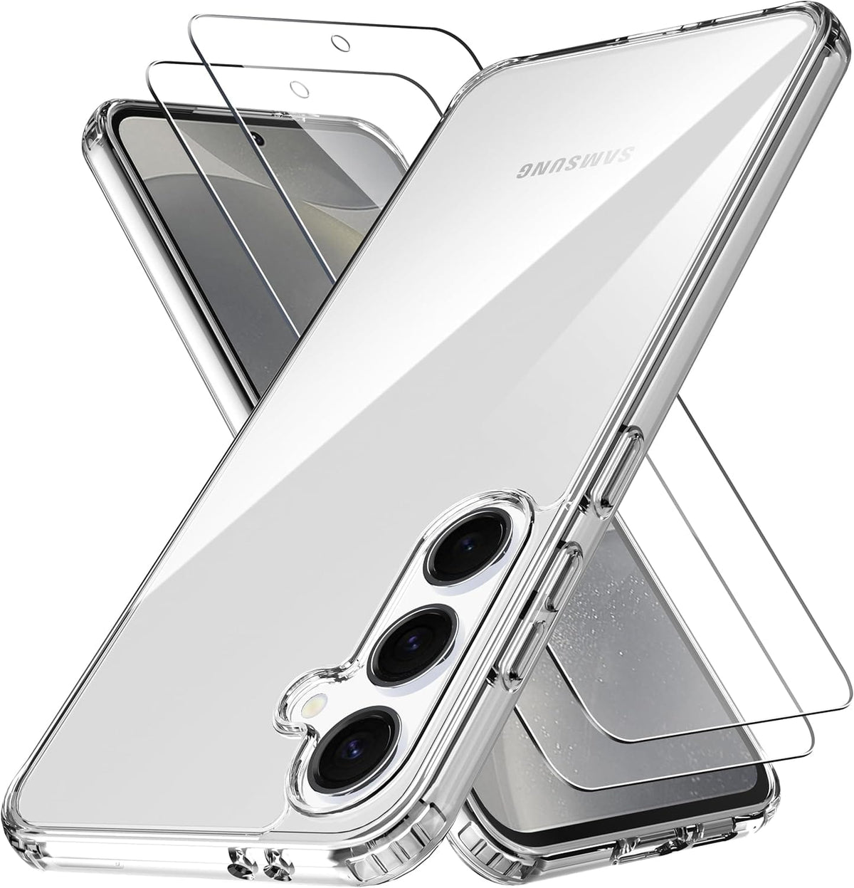 Best Samsung Galaxy S25 Clear Case 2026: Anti-Yellowing Crystal Shockproof Shell - Gorilla Cases