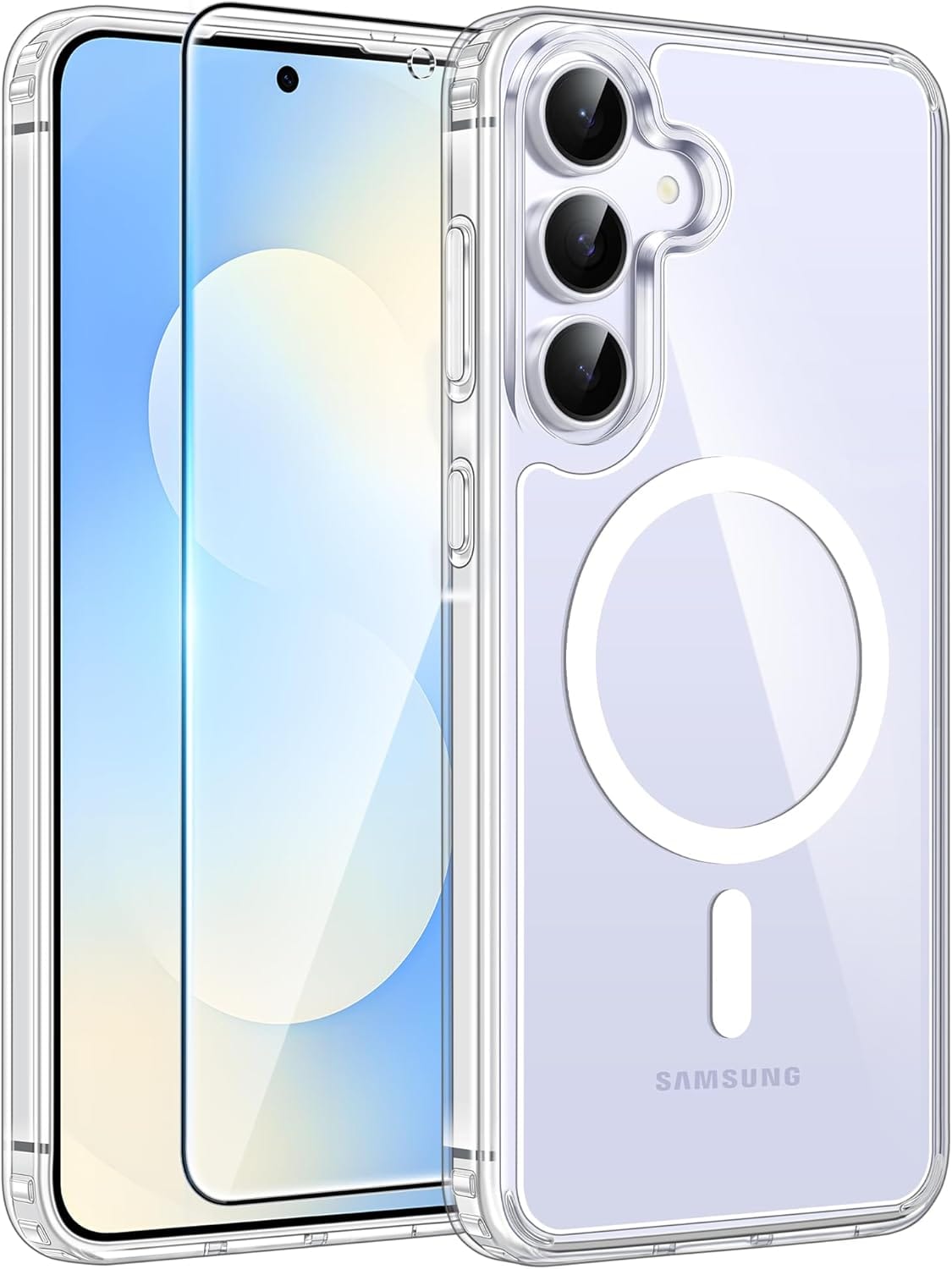 Best Samsung Galaxy S25 FE Clear Case 2026: Magnetic Crystal Screen Protector Shell - Gorilla Cases