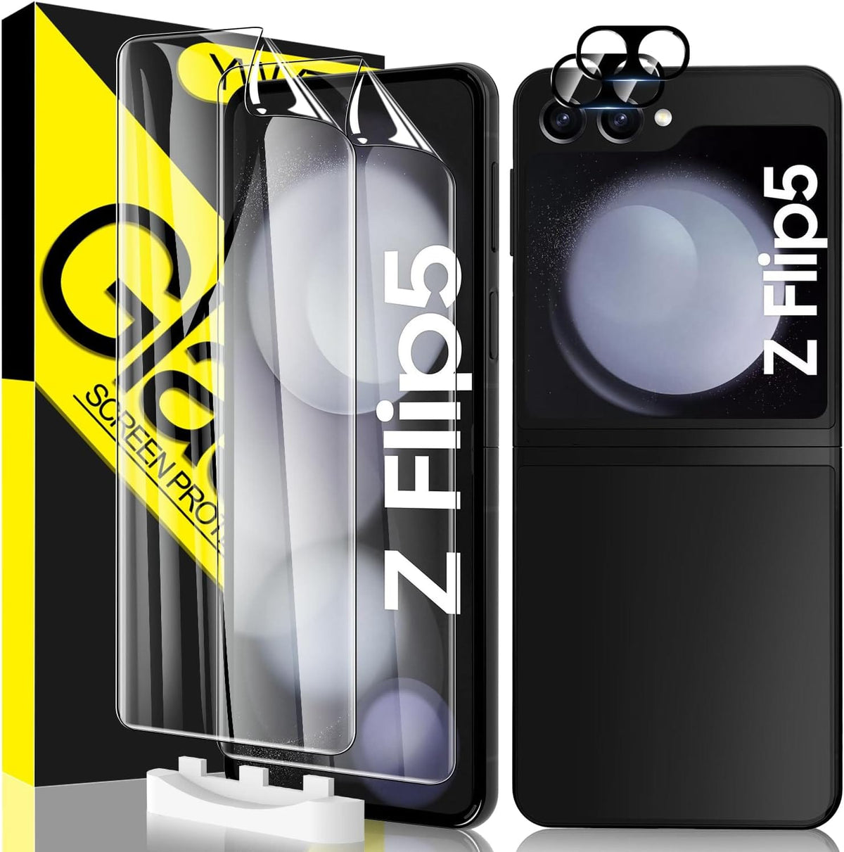 Best Samsung Galaxy Z Flip 5 Clear Case 2026: Slim Hinge-Safe Screen Protector Kit - Gorilla Cases