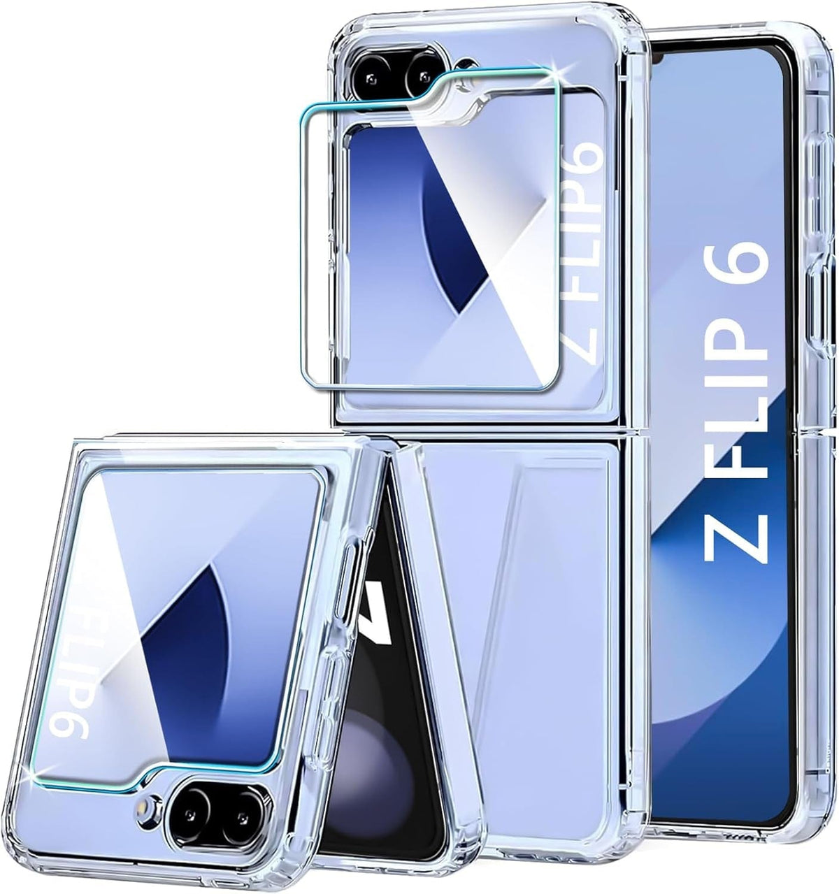 Best Samsung Galaxy Z Flip 6 Clear Case 2026: Slim Shockproof Hinge-Guard Shell - Gorilla Cases