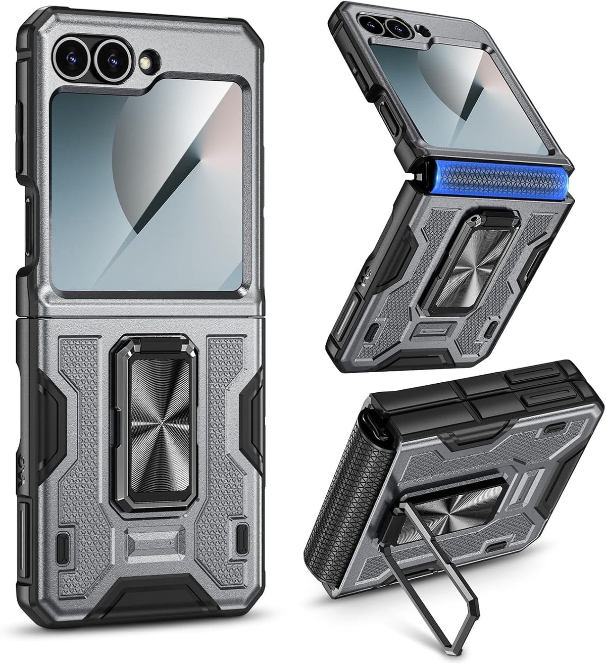 Best Samsung Galaxy Z Flip 6 Rugged Case 2026: Metal Kickstand Defense for Samsung's 6.7-Inch Clamshell Foldable - Gorilla Cases