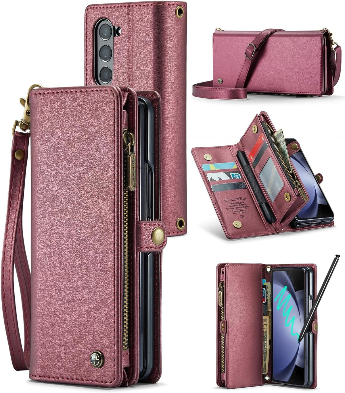 Best Samsung Galaxy Z Fold 5 Wallet Case 2026: S Pen Holder Magnetic Folio - Gorilla Cases