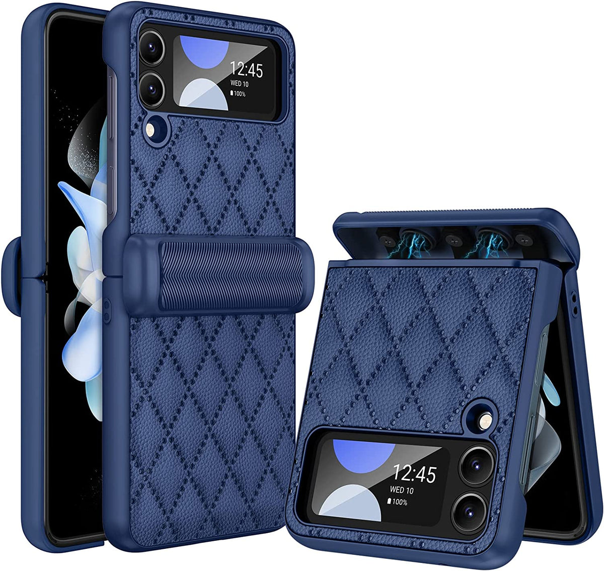 Galaxy Z Flip 4 rugged case with hinge protection and camera armor