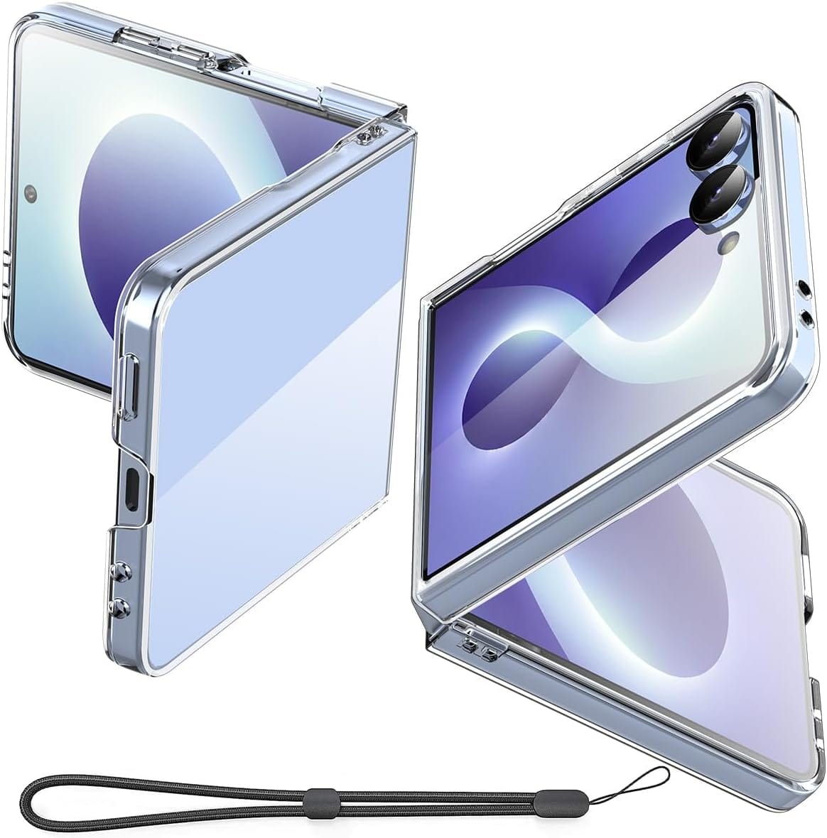 Galaxy Z Flip 8 Ultra-Thin Clear Case - Anti-Yellow Slim Hard Shell