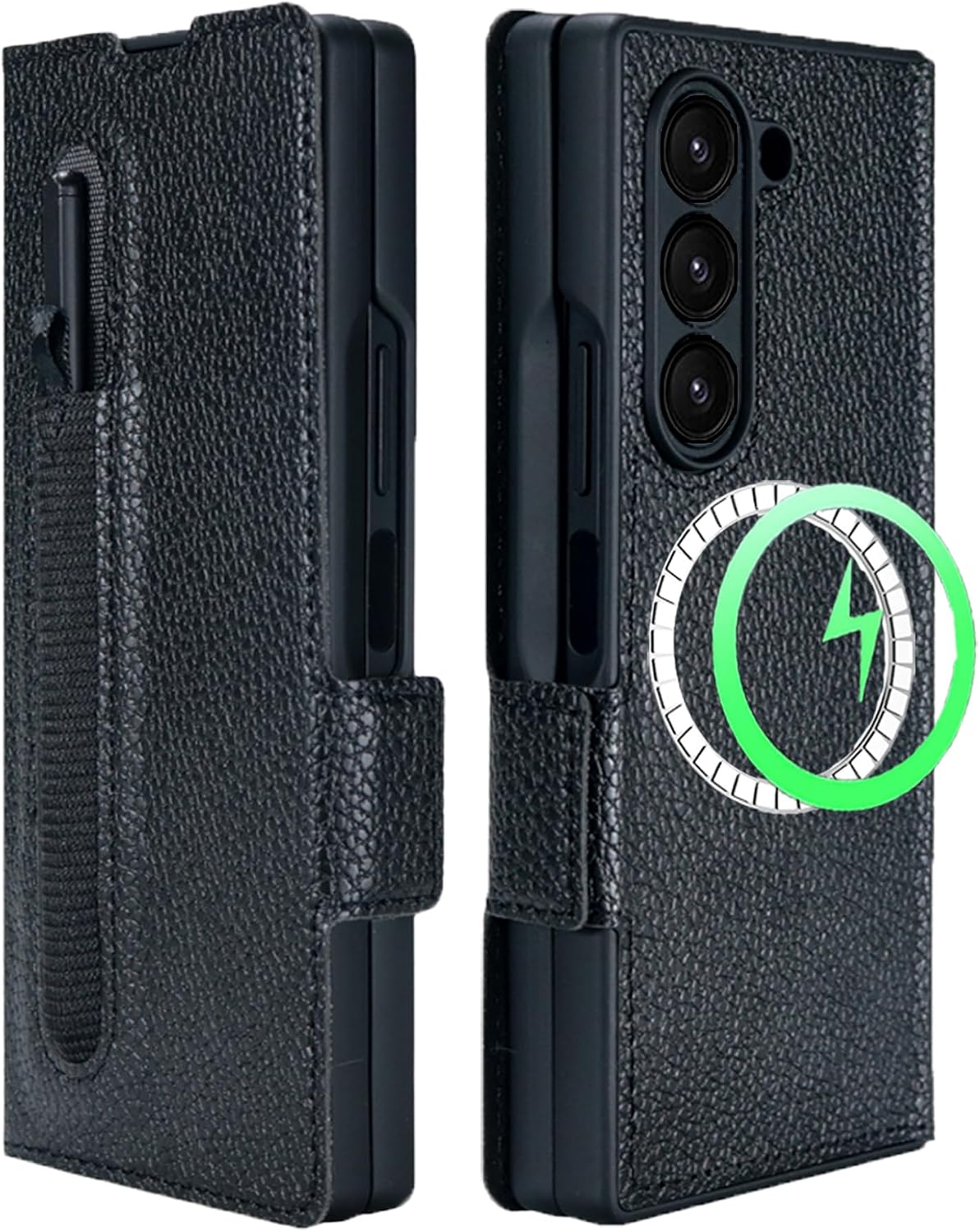 Galaxy Z Fold 8 Ultra RFID Wallet Folio in Black: Card Holder With Signal Blocking - Gorilla Cases