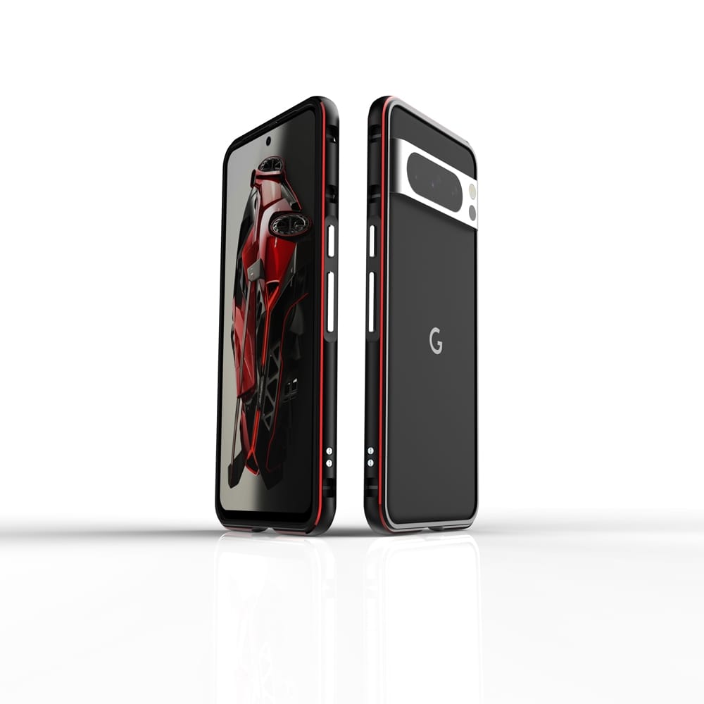 Google Pixel 8 Pro rugged case with aluminum metal shockproof armor