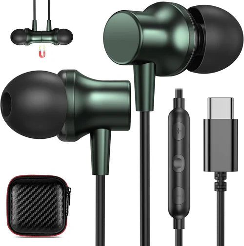 USB-C Headphones for iPhone 16 Pro Max iPad Pixel OnePlus