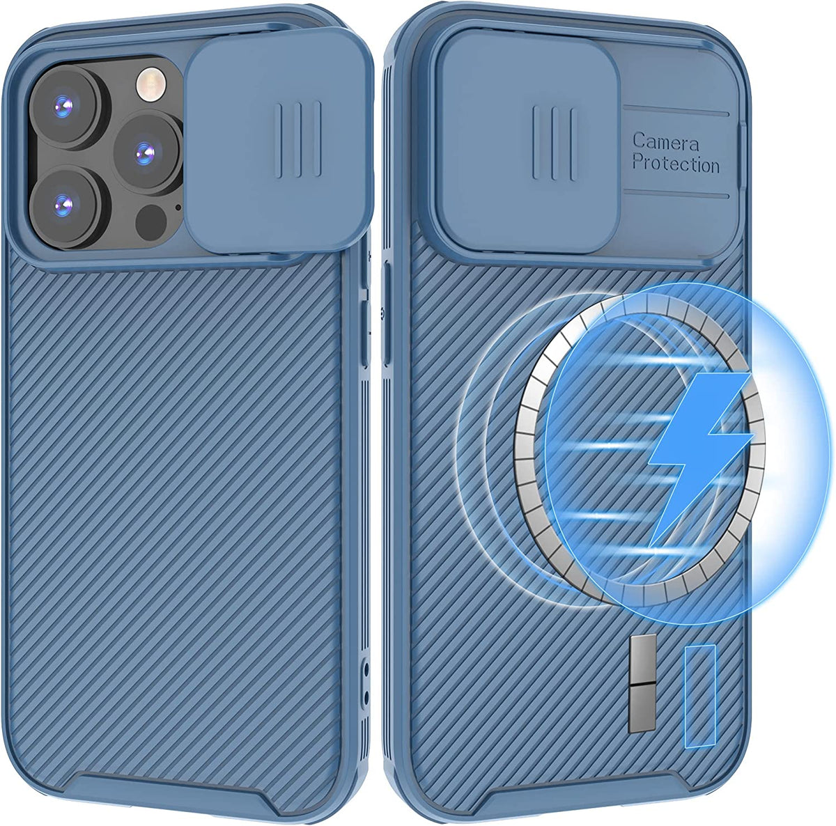 iPhone 14 Pro clear MagSafe case with camera protection and magnetic ring