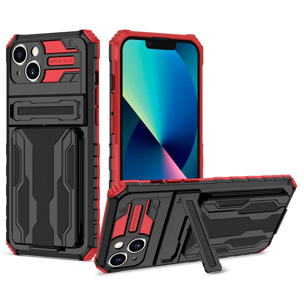 iPhone 14 Pro Max wallet case RFID card holder folio with kickstand