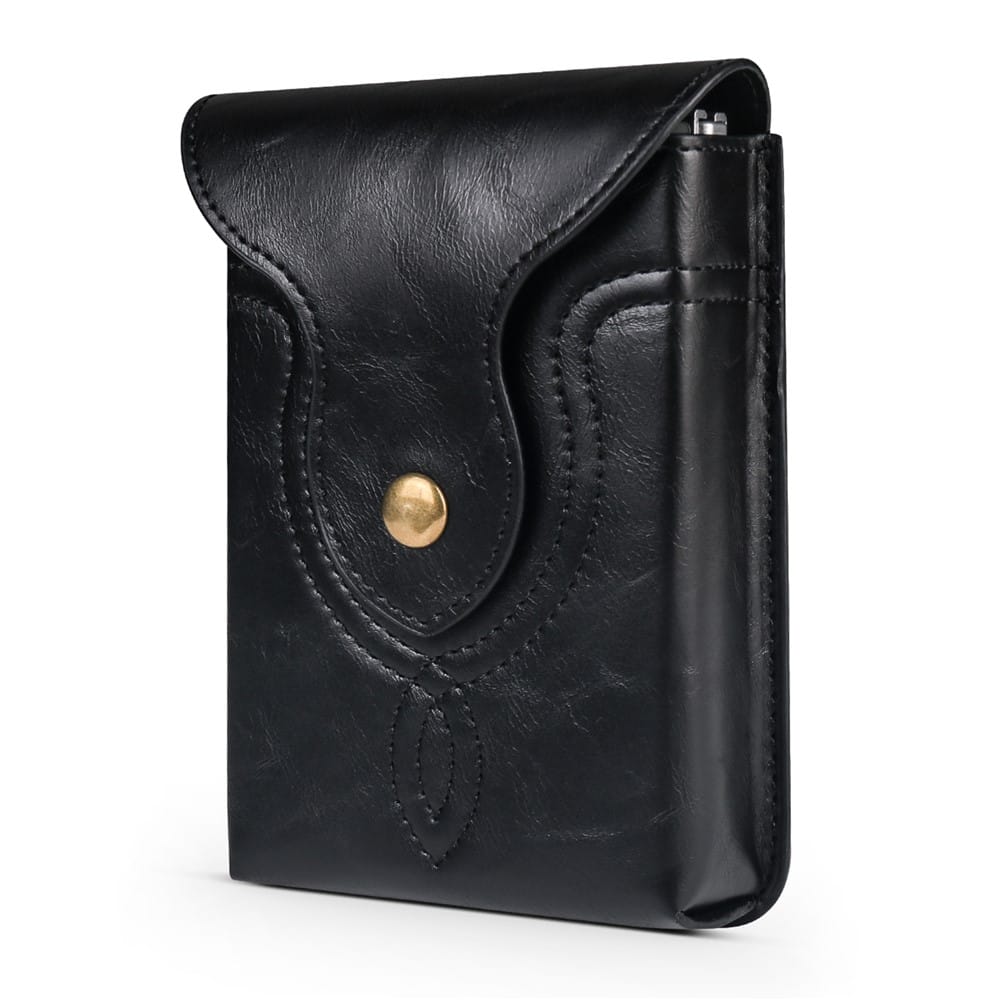 iPhone Fold belt-clip holster PU leather case