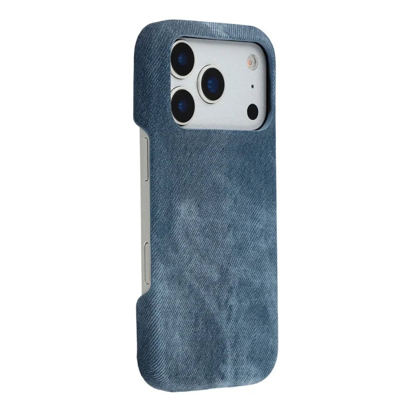 iPhone 18 Pro Denim Texture Magnetic Case: Premium Feel, MagSafe Ready - Gorilla Cases