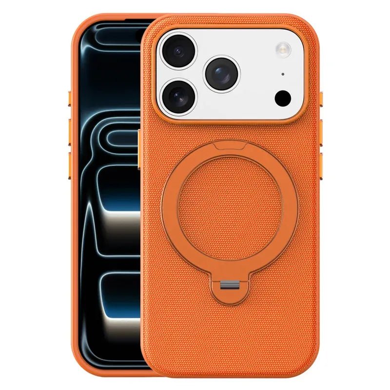 iPhone 18 Pro Fabric Kickstand Case: Textured Grip and Hands-Free Viewing - Gorilla Cases