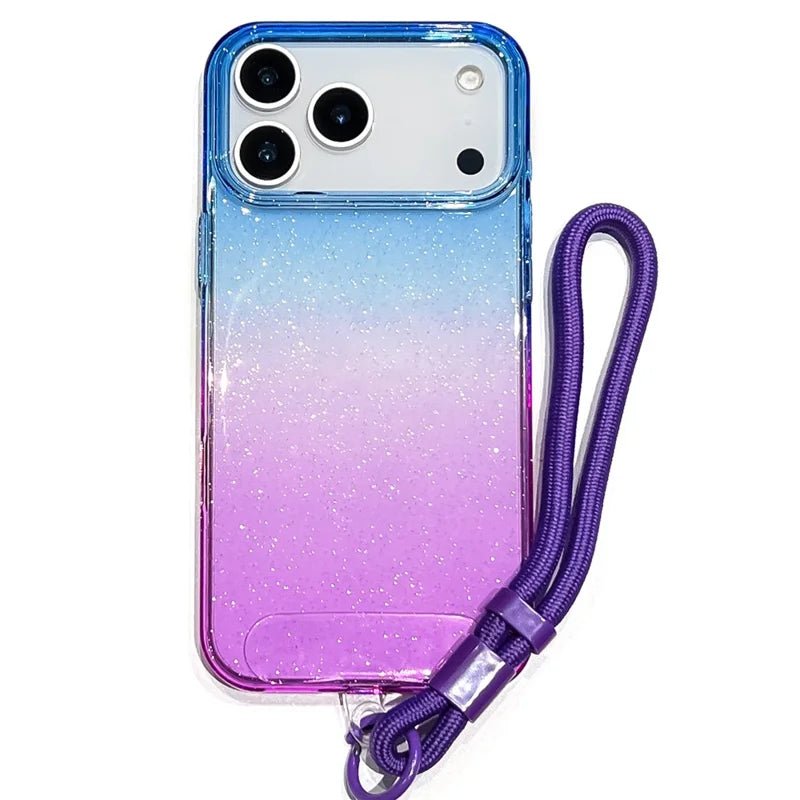 iPhone 18 Pro Glitter Wrist Strap Case: Sparkle and Secure Hands-Free Carry - Gorilla Cases