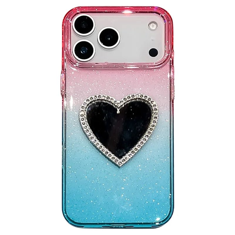 iPhone 18 Pro Heart Mirror Glitter Case: A Playful, Reflective Statement Case - Gorilla Cases