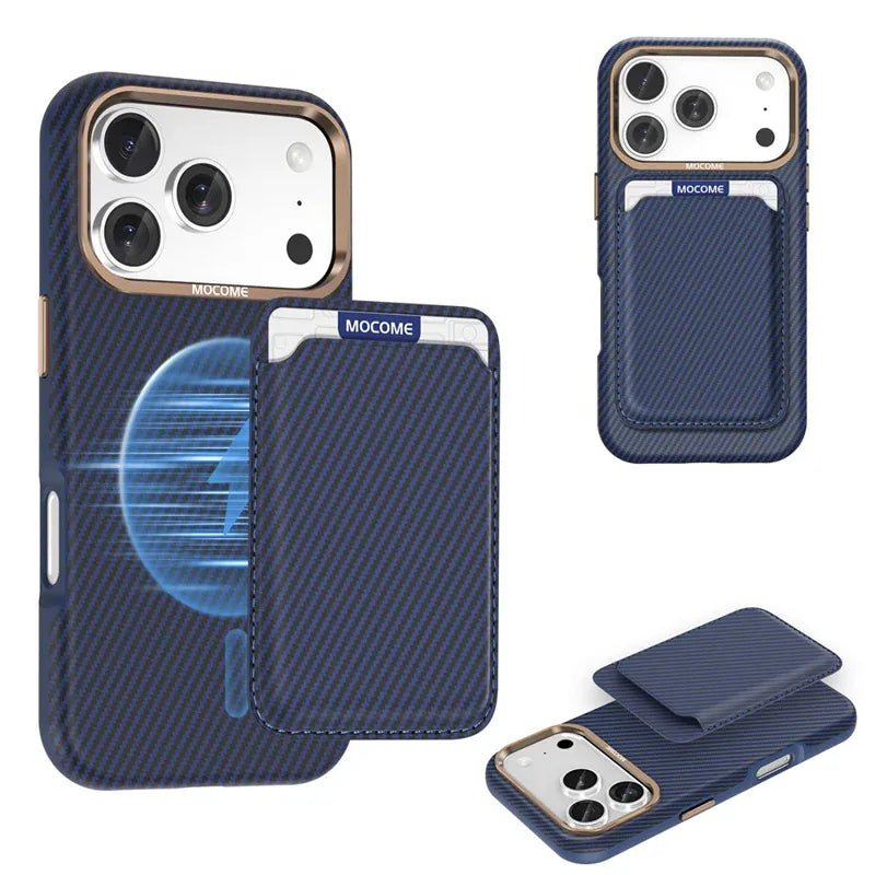 iPhone 18 Pro Leather Card Holder Case: Slim Leather with Everyday Card Storage - Gorilla Cases