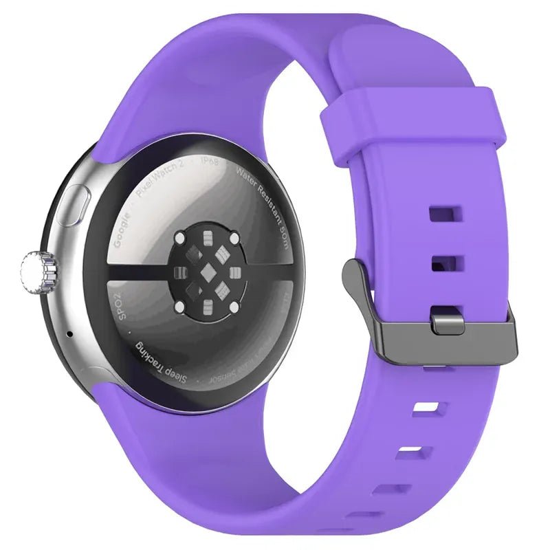 Pixel Watch Silicone Sport Band 2026: Soft Quick-Fit 45mm Strap for the Pixel Watch 3 and 4 - Gorilla Cases