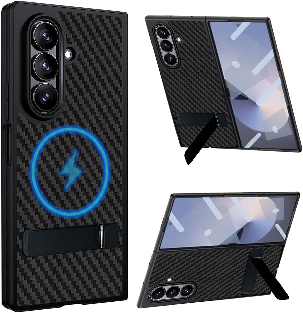 Premium Leather Case for Galaxy Z Fold 8 Ultra With MagSafe & Kickstand (Brown) - Gorilla Cases