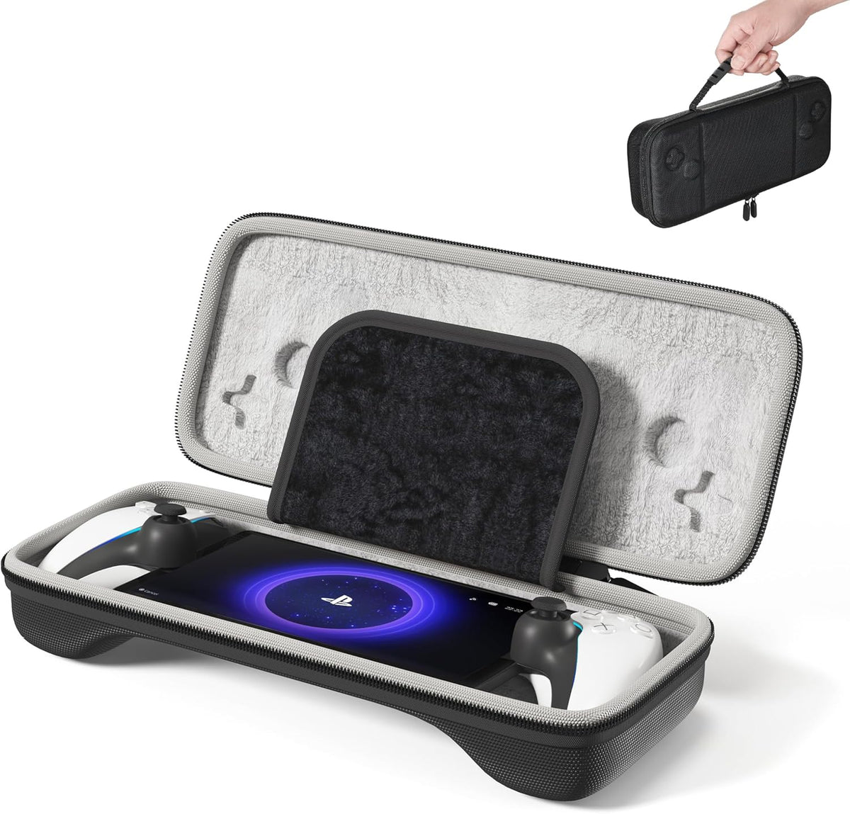 PS5 Portal Carrying Case 2026: Slim Hard Shell Travel Case for the PlayStation Portal - Gorilla Cases
