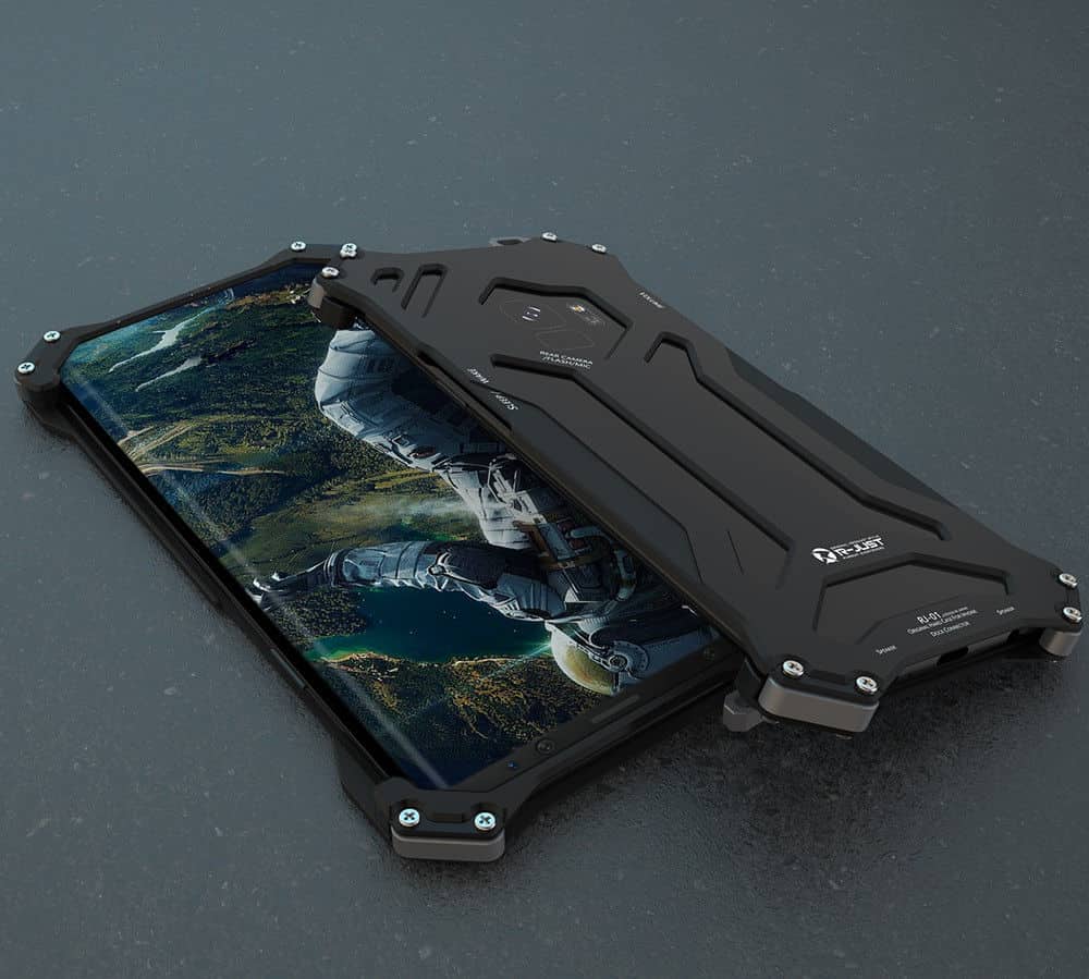 Samsung Galaxy S9 Plus slim aluminum case black Gorilla Cases 2026