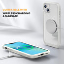 iPhone 16 Case, Full Body Rugged Case Touch Sensitive Anti - Scratch Screen Protector Pink