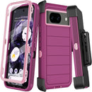 Google Pixel 9 Case Pro Case Protector Belt Clip Holster Body Cover with Kickstand Black