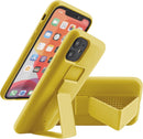 Case for iPhone 16 with Vertical Kickstand + Flexible Soft Liquid Silicone Protective Cover