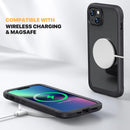 iPhone 16 Case, Full Body Rugged Case Touch Sensitive Anti - Scratch Screen Protector Pink