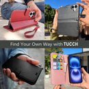 iPhone 16 Leather Magnetic Closure Protective Flip Cover Compatible Black