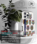 iPhone 16 Pro Case Cute Card Holder Slim Cases Paws Dog Craws