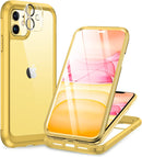 iPhone 16 Pro Case Full - Body Phone Built - in Glass Screen Protector Military