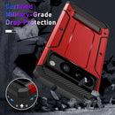 Pixel 8 Pro Screen Protector (6.7 - Inch) Dual Layer Heavy Duty Shockproof Protective Case - Army Green