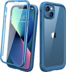 iPhone 16 Case, Full Body Rugged Case Touch Sensitive Anti - Scratch Screen Protector Pink