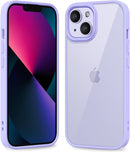 iPhone 16 Pro Transparent Hybrid Hard Shell Plastic & Soft Silicone Rubber Bumper