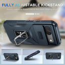 Google Pixel 8 Pro Case 2 Tempered Glass Screen Shockproof Protective Phone Cover Orange