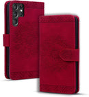 Google Pixel 9 Pro Durable PU Leather Wallet Case Protective Cover - Mandala Brown