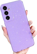 Samsung Galaxy S25 Ultra Bling Glitter Case – Thin Slim Shockproof Soft TPU Protective Cover with Sparkly Design for Girls