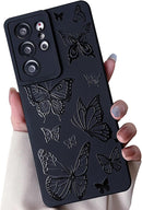 Samsung Galaxy S25 Plus Flower Butterfly Soft Silicone Phone Case