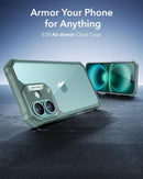 iPhone 16 Case Stand, 23FT Military Grade Drop Protection Heavy Duty Magnetic Phone Case Black