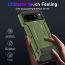 Pixel 8 Pro Screen Protector (6.7 - Inch) Dual Layer Heavy Duty Shockproof Protective Case - Army Green