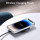 iPhone 16 Case Stand, 23FT Military Grade Drop Protection Heavy Duty Magnetic Phone Case Black