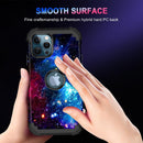 iPhone 16 Pro Case Glow Dark Three Layer Heavy Duty Shockproof Protection Hard Plastic Bumper+Soft Silicone Case