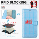 iPhone 16 Leather Magnetic Closure Protective Flip Cover Compatible Black